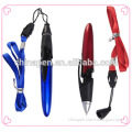 Promotional click ball pen with cord/oem pens